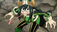 Tsuyu as seen in the anime (Image via Bones)